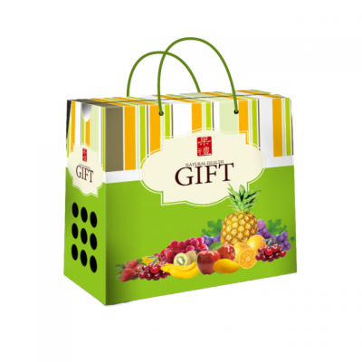 Qingdao Low Price Wholesale Food Packaging Carton Fruits Corrugated Packing Box, Fruit Carton Box