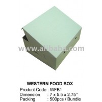 Western Food Box 7x5.5x2.75"