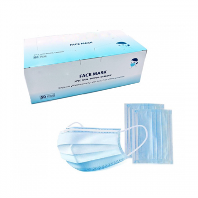 Medical Face Mask Carton Caja Printing Paper Box